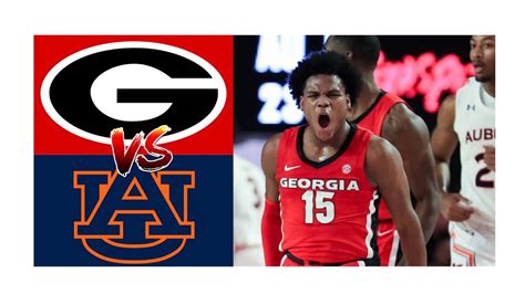 Auburn Vs Georgia Highlights College Basketball Youtube