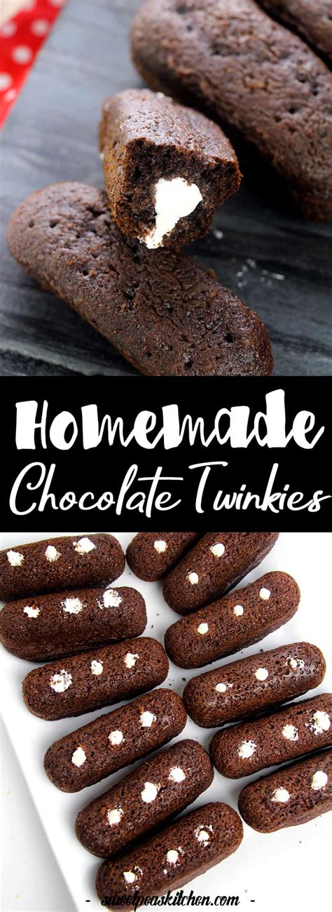 Chocolate Homemade Twinkie Recipe With Cream Filling