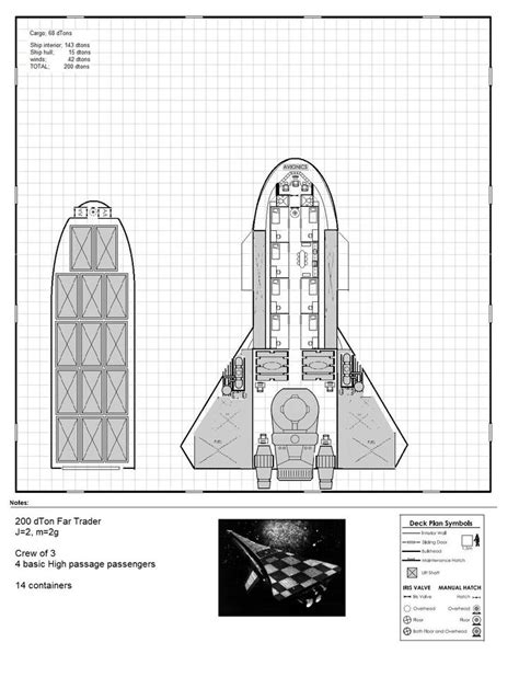 200 DTon Far Trader J 2 M 2g In 2024 Traveller Rpg Star Wars