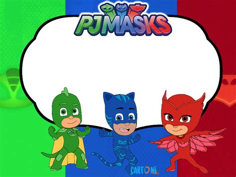 Inviti Compleanno Pj Mask Da Stampare