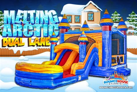 Melting Arctic Dual Lane Combo Josh S Inflatable Rentals And More