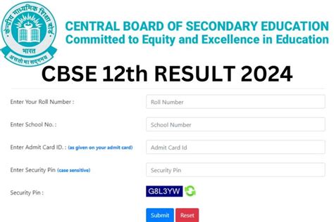 Cbse 12th Result 2024 Date Arts Science Commerce