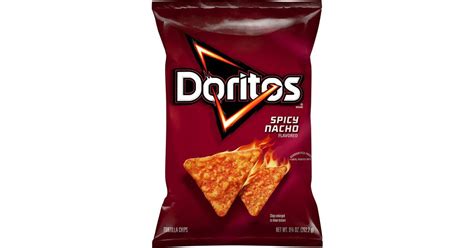 Doritos Spicy Nacho Flavored Tortilla Chips 9 25 Price