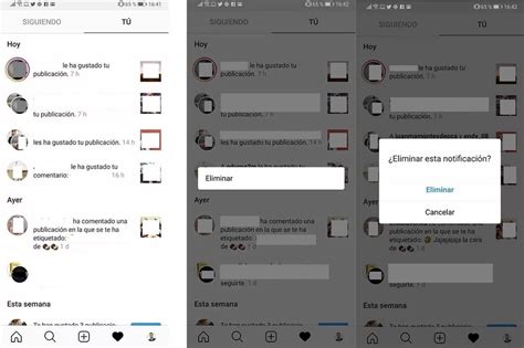 Cómo borrar notificaciones de actividad en Instagram Tecnoguia