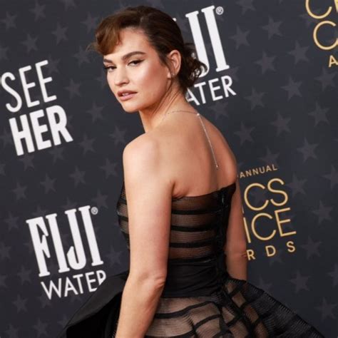 Lily James Her Met Gala 2022 Outfit Nude OnlyFans Leaked Photo 103038