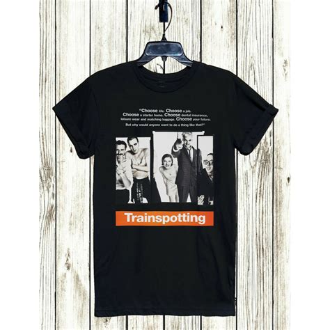 Trainspotting Movie Men S T Shirt Retro Cult Choose Life Gildan