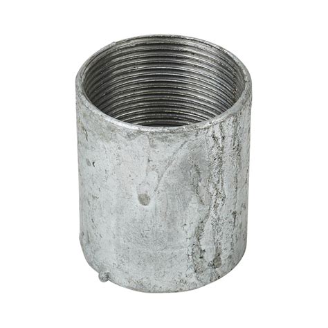 Deta Steel Conduit Couplers Mm Galvanised Pack Of