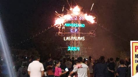 Con Quema De Castillo Y Serenata Celebran 61 Aniversario De Centro