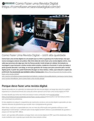 Como Fazer Uma Revista Digital 100 Alta Qualidade