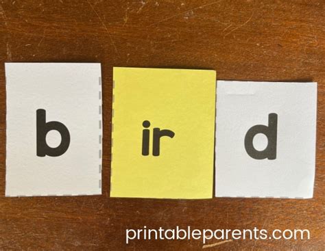 Bossy R Words Printable Parents