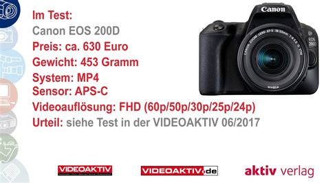 Testvideo Canon Eos 200d Youtube