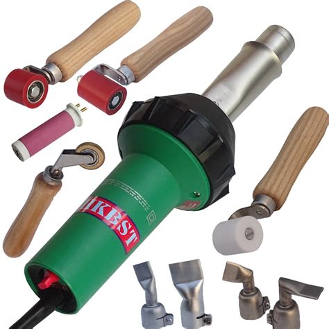 Hkbst Hot Air Welding Gun For Hdpe Geomembrane Welder For Tpo Roof With Flat Weld Nozzle And
