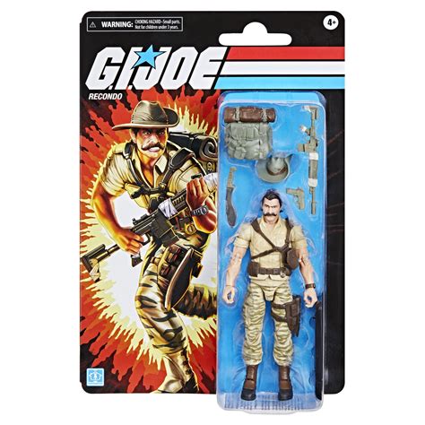 G I Joe Classified Series Retro Cardback Recondo Collectible Inch