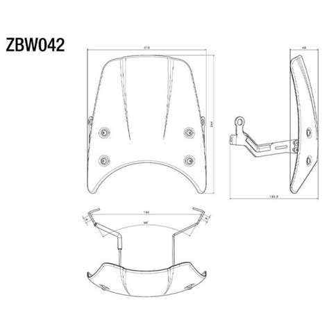 Cupolino Rizoma Bmw R Nine T Argento