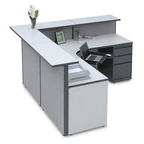 storlie large  shape reception desk modern reception desk