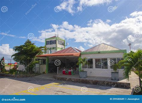 Juancho E. Yrausquin Airport, Saba, Caribbean Netherlands Editorial ...