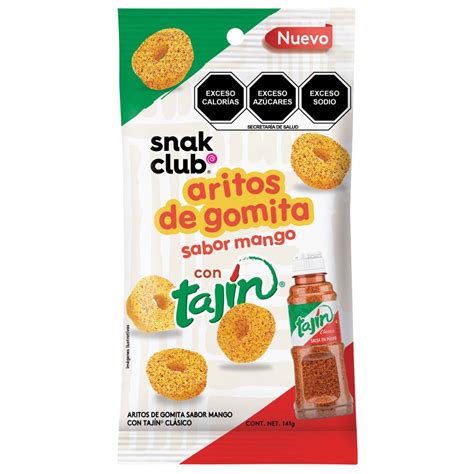 Aros De Gomita Mango Tajin Snak Club G Soriana