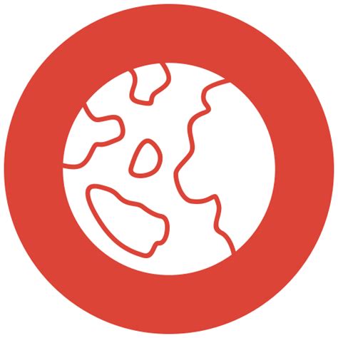 Earth Globe Generic Mixed Icon