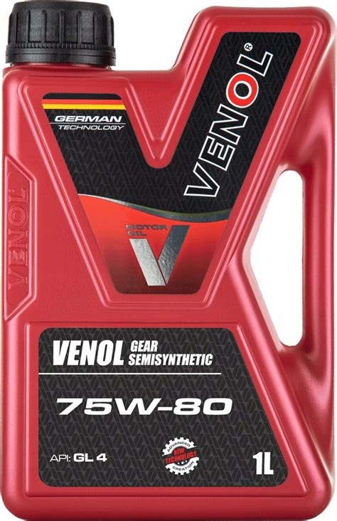 VENOL GEAR SEMISYNTHETIC GL-4 75W80 1L 979.001 za 20,91 zł z Kraków ...