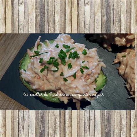 Recette D Avocat Aux Miettes De Crabe Et Sa Sauce Cocktail