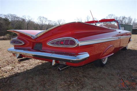 1959 Chevrolet Impala 348 Tri Power Convertible Classic Fresh Restoration