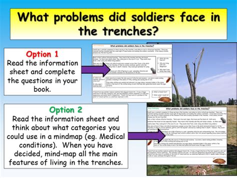 Life in Trenches WWI | Teaching Resources