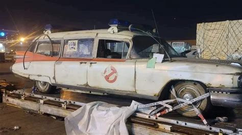 Ghostbusters Ecto-1 arrives in the UK ahead of sequel filming - Ghostbusters News