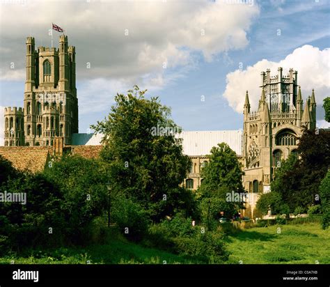 Ely Cathedral Cambridgeshire England Stock Photo Alamy