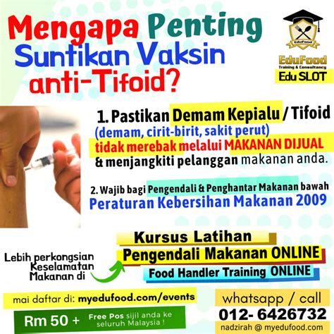 Harga Suntikan Typhoid Klinik Swasta Perkara Perlu Tahu