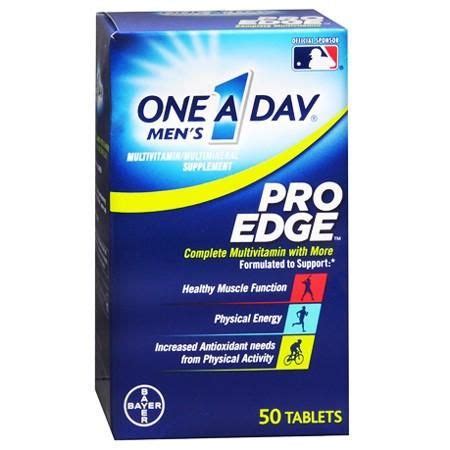 One A Day Mens Pro Edge Complete Multivitamin Supports Physical