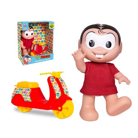 Turma Da Monica Toys - Mini Scooter Divertida Monica - Turma Da Monica Samba Toys | Shopee Brasil