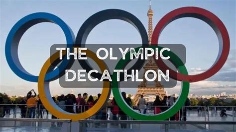 The Decathlon Events Olympic Inspiration Paris Olympic