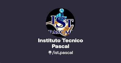 Instituto Tecnico Pascal Instagram Facebook TikTok Linktree