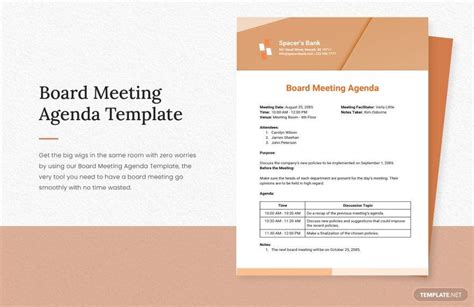 Non Profit Board Meeting Agenda Template Google Docs Word Apple