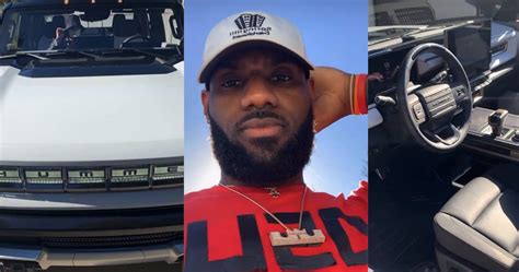 LeBron James Flaunts His GMC Hummer EV In Walkaround Video