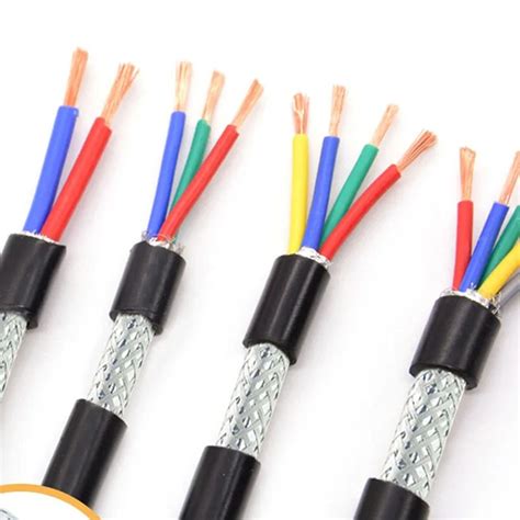 RVVP Shielded Cable 22 20 18 17 16 14AWG 2 3 4 5 6 7 8 10 12 Cores