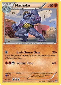 Machoke Black WhitePlasma Blast TCG Card Database