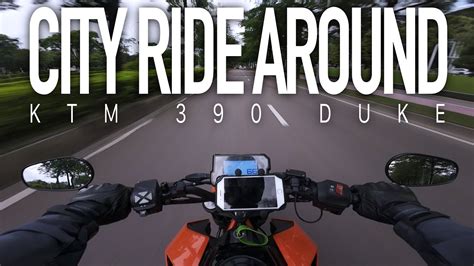 KTM 390 Duke City Ride Around Raw Sound ASMR Remus Exhaust