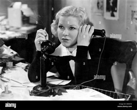 Hi Nellie Glenda Farrell 1934 Stock Photo Alamy