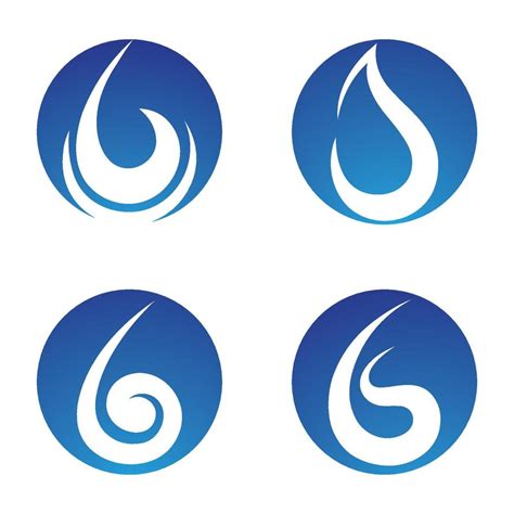 Water Drop Logo Template Vector 16825183 Vector Art At Vecteezy