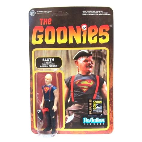 Sdcc Exclusive Funko Reaction The Goonies Sloth In Superman Shirt