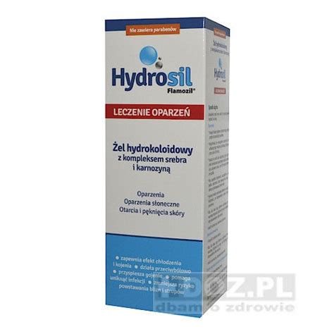 Hydrosil leczenie oparzeń żel hydrokoloidowy 75 g