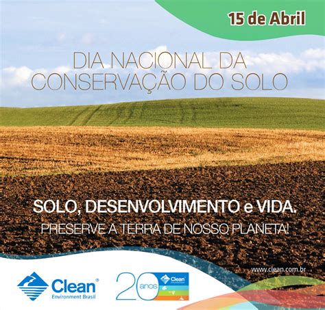 Dia 15 De Abril Dia Nacional Da ConservaÇÃo Do Solo Clean