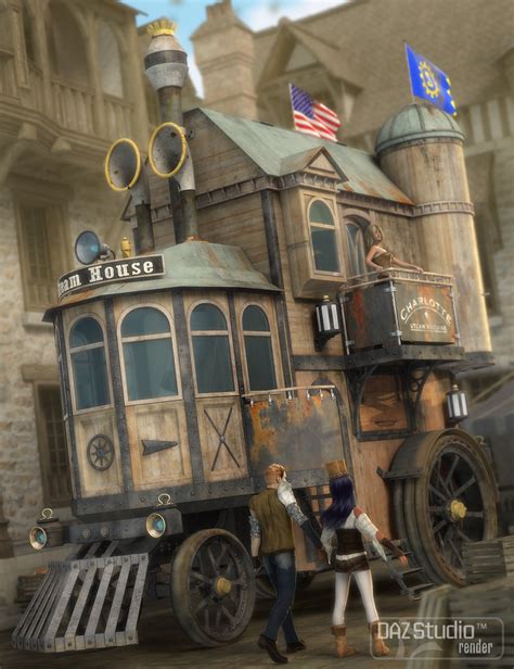 Steam House 2026 - Free Daz 3D Models