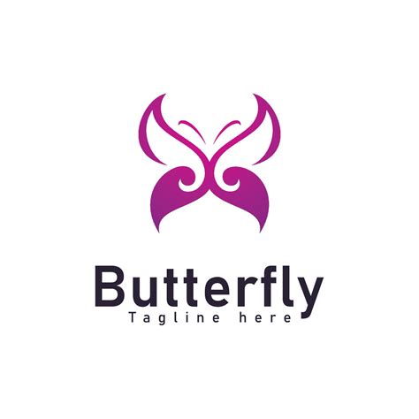 Butterfly logo design template vector illustration 17669080 Vector Art ...