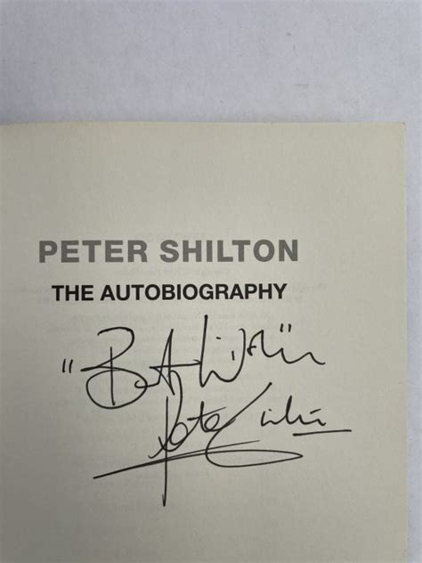 Peter Shilton - The Autobiography - SIGNED First Edition 2004