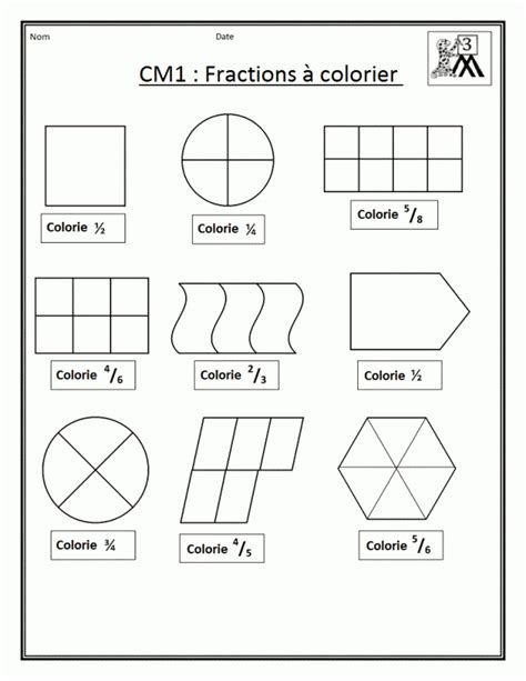 Fiches Sur Les Fractions Ma Maitresse De Cm Cm 32292 Hot Sex Picture