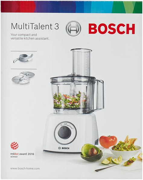 Б/У и уценка Кухонный комбайн Bosch MCM 3110, 800 Вт, белый/серый ...