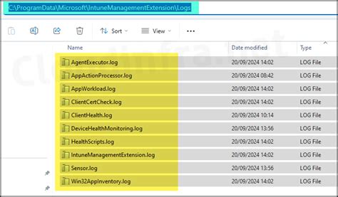 About Intune Management Extension Ime Log Files