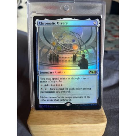 การ์ด Mtg Chromatic Orrery Foil Artifact Magic The Gathering รุ่น M21